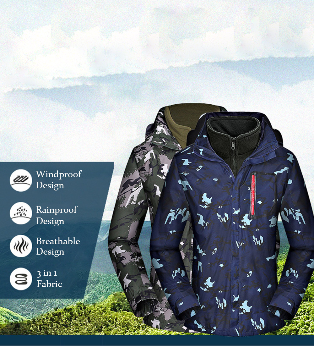 Warm Outdoor Skiing Jacket Windproof Waterproof Breathable Ski Coat for Men Warm Outdoor Skiing Jacket Windproof Waterproof Breathable Ski Coat for Men