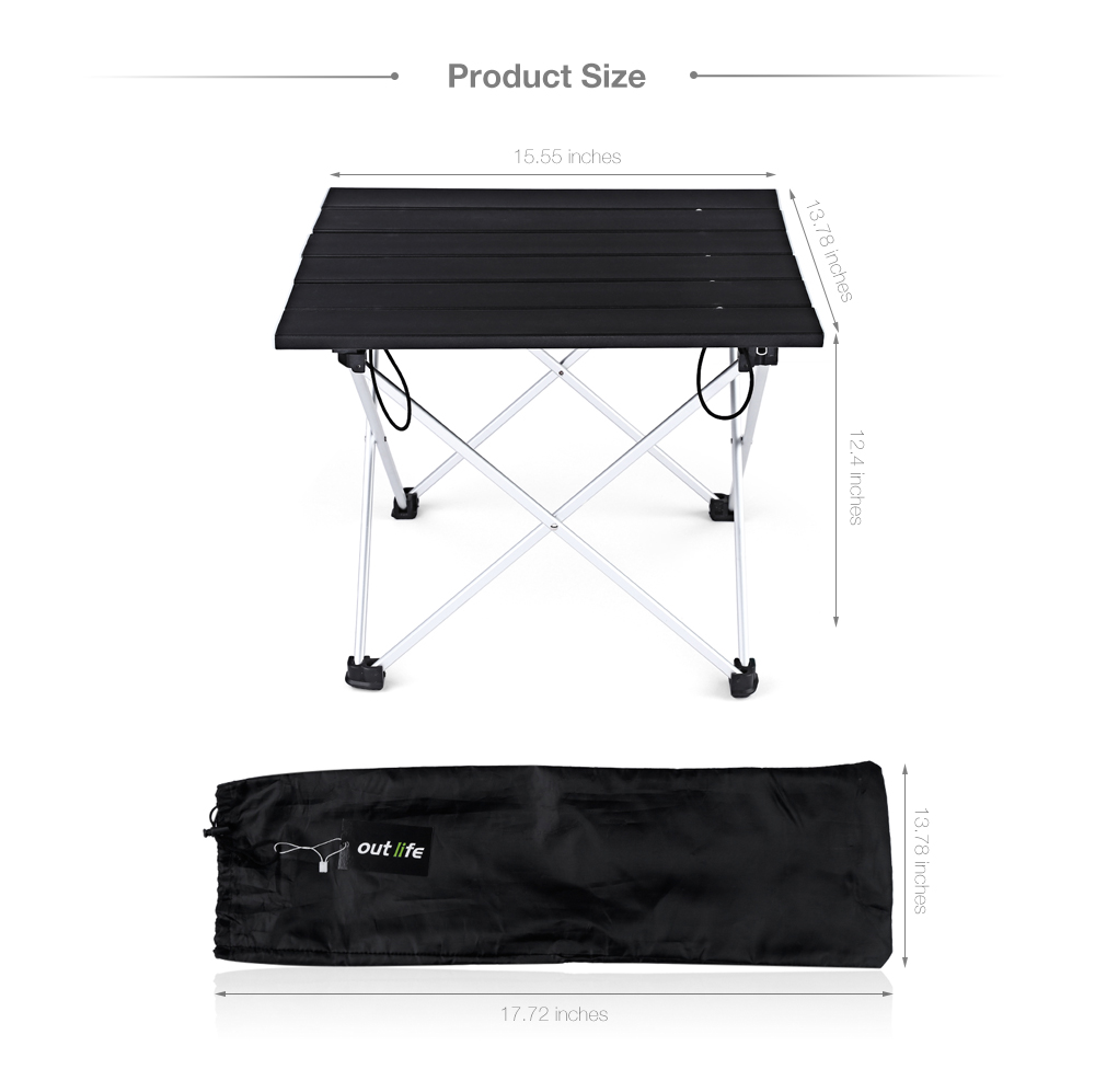 Outlife Lightweight Outdoor BBQ Camping Picnic Aluminum Alloy Folding Table Outlife Lightweight Outdoor BBQ Camping Picnic Aluminum Alloy Folding Table