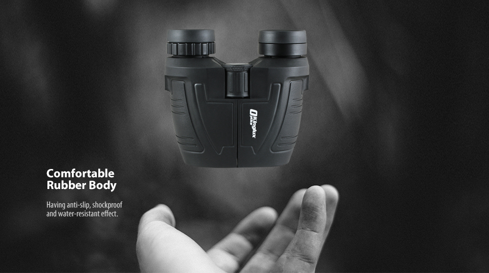 Kinglux Optics 12X 25mm BAK4 Compact Porro Binocular with Twist Up and Large Eyepieces Kinglux Optics 12X 25mm BAK4 Compact Porro Binocular with Twist Up and Large Eyepieces