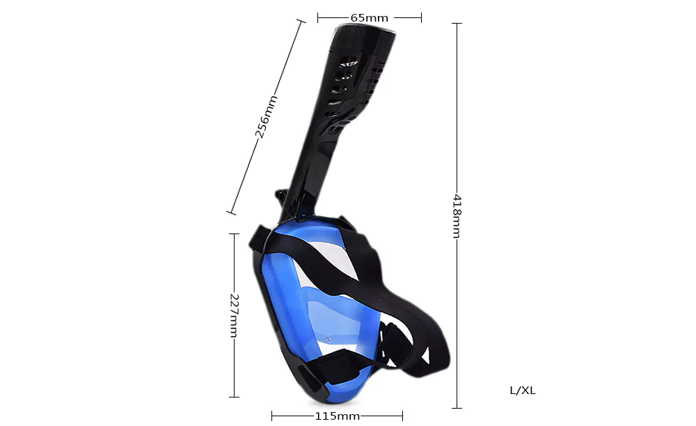Full Face Snorkel Mask with Panoramic View Anti-Fog Anti-Leak Anti-vertigo Design 180 Degrees Viewing field of vision Full Face Snorkel Mask with Panoramic View Anti-Fog Anti-Leak Anti-vertigo Design 180 Degrees Viewing field of vision