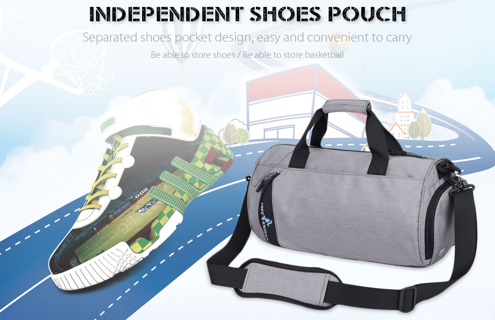 Free Knight FK0606 25L Gym Soccer Training Handbag Outdoor Traveling Shoulder Bag Shoes Storage Tote Free Knight FK0606 25L Gym Soccer Training Handbag Outdoor Traveling Shoulder Bag Shoes Storage Tote