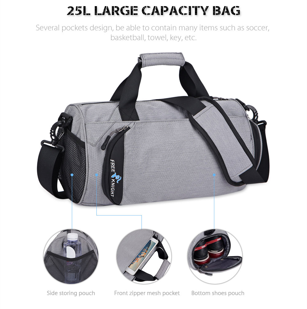 Free Knight FK0606 25L Gym Soccer Training Handbag Outdoor Traveling Shoulder Bag Shoes Storage Tote Free Knight FK0606 25L Gym Soccer Training Handbag Outdoor Traveling Shoulder Bag Shoes Storage Tote