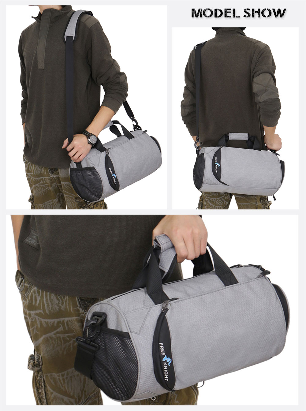 Free Knight FK0606 25L Gym Soccer Training Handbag Outdoor Traveling Shoulder Bag Shoes Storage Tote Free Knight FK0606 25L Gym Soccer Training Handbag Outdoor Traveling Shoulder Bag Shoes Storage Tote