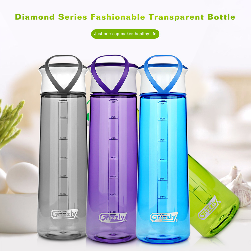 Grizzly ES8110 700ML BAP-free Portable Unbreakable Transparent Water Bottle Corrosion Resistance High Temperature Resistance Grizzly ES8110 700ML BAP-free Portable Unbreakable Transparent Water Bottle Corrosion Resistance High Temperature Resistance