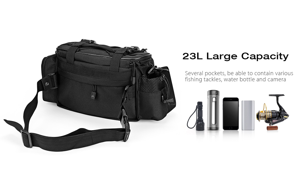 LEO Multifunctional Lure Waist Pack Pouch Pole Package Fishing Tackle Bag LEO Multifunctional Lure Waist Pack Pouch Pole Package Fishing Tackle Bag