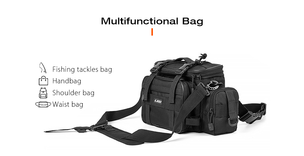 LEO Multifunctional Lure Waist Pack Pouch Pole Package Fishing Tackle Bag LEO Multifunctional Lure Waist Pack Pouch Pole Package Fishing Tackle Bag