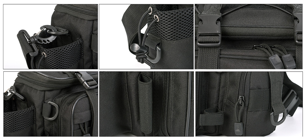 LEO Multifunctional Lure Waist Pack Pouch Pole Package Fishing Tackle Bag LEO Multifunctional Lure Waist Pack Pouch Pole Package Fishing Tackle Bag