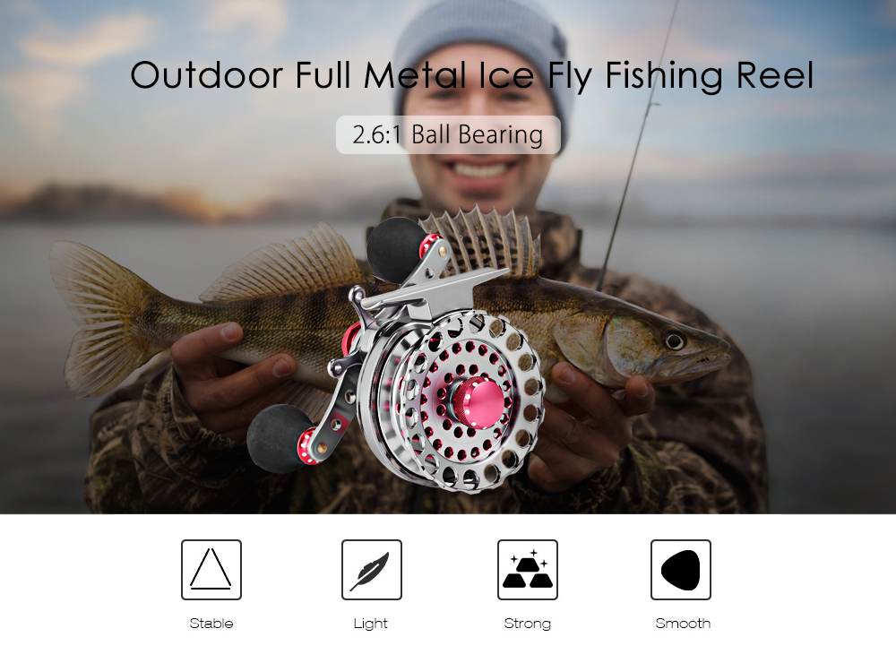 Palaemon 6 + 1BB Gear Ratio 2.6:1 Aluminum Alloy Left Right Hand Wheel Fly Fishing Reel Palaemon 6 + 1BB Gear Ratio 2.6:1 Aluminum Alloy Left Right Hand Wheel Fly Fishing Reel