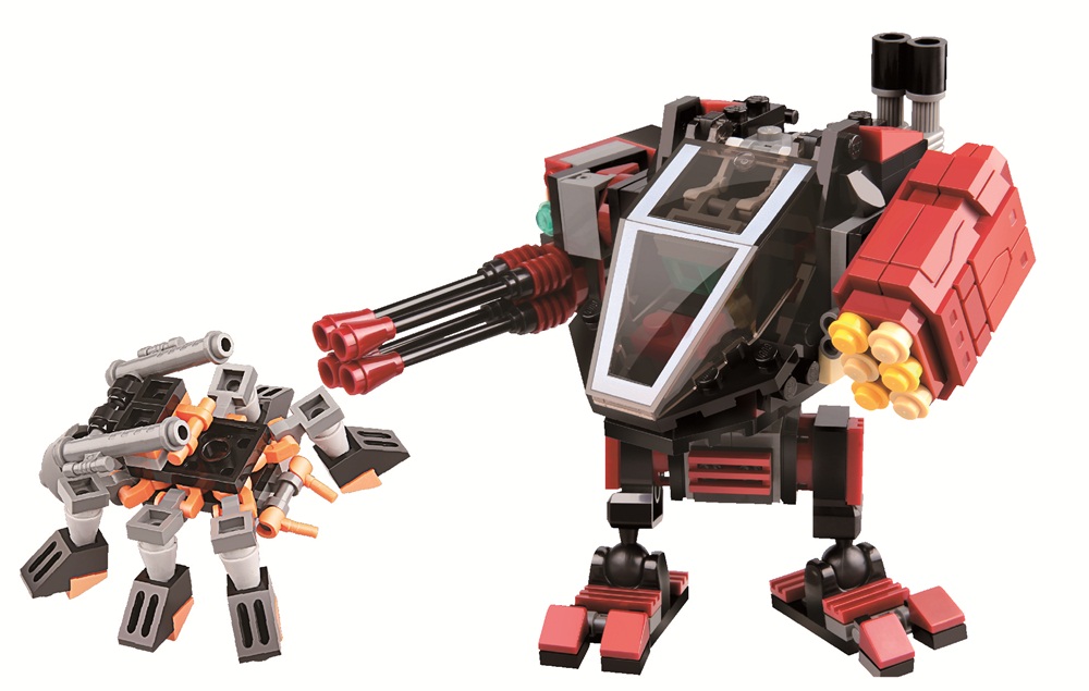 Kids Educational Toy GUDI Building Bricks Robot Earth Border Blocks Gift