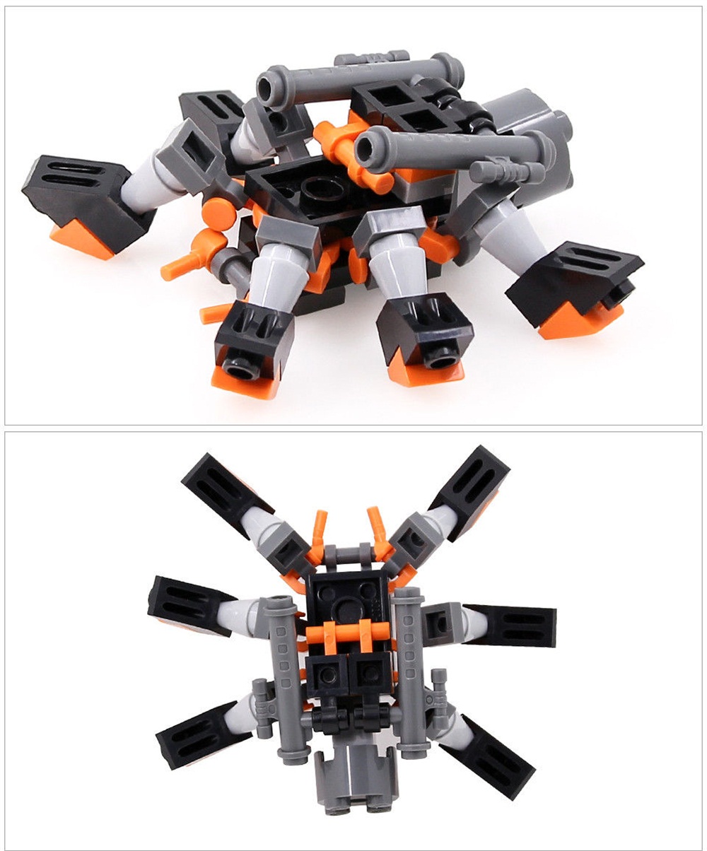 Kids Educational Toy GUDI Building Bricks Robot Earth Border Blocks Gift