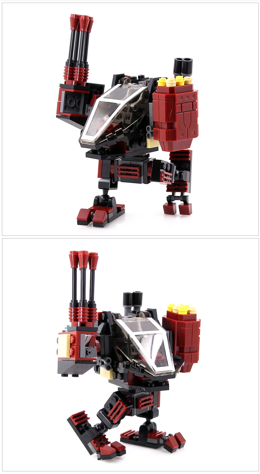 Kids Educational Toy GUDI Building Bricks Robot Earth Border Blocks Gift