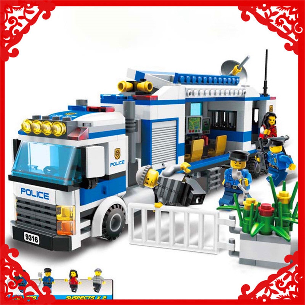 9316 Kids Adult Educational Toy Building Bricks Police Series Blocks Assembled Gift