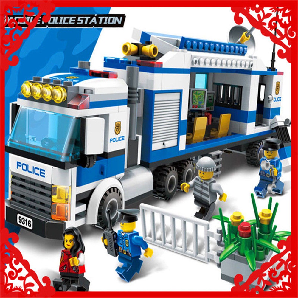 9316 Kids Adult Educational Toy Building Bricks Police Series Blocks Assembled Gift