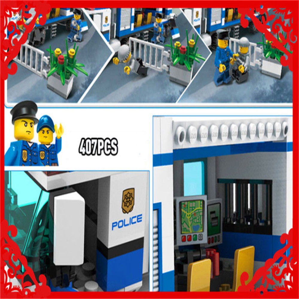 9316 Kids Adult Educational Toy Building Bricks Police Series Blocks Assembled Gift