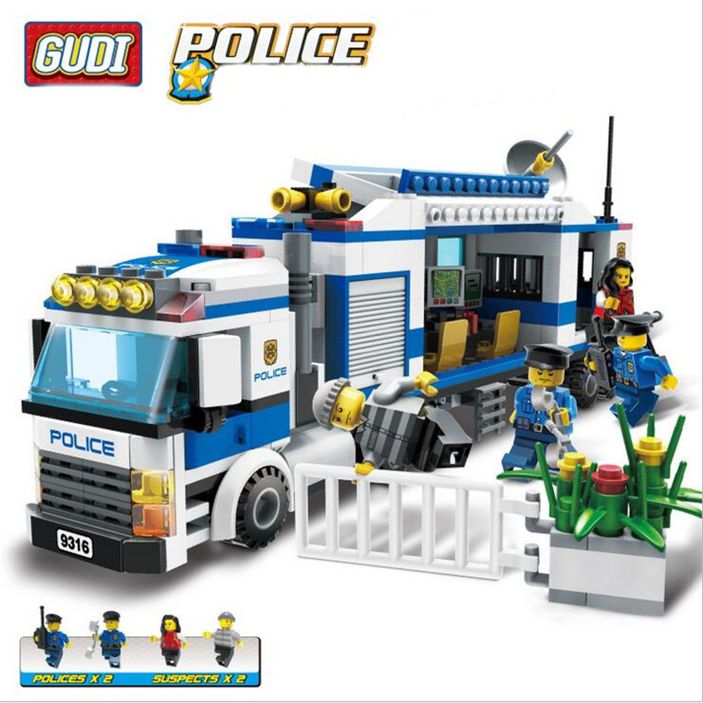 9316 Kids Adult Educational Toy Building Bricks Police Series Blocks Assembled Gift