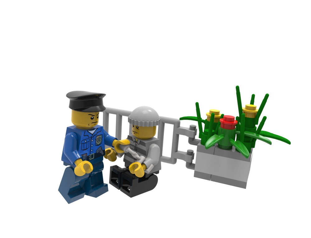 9316 Kids Adult Educational Toy Building Bricks Police Series Blocks Assembled Gift