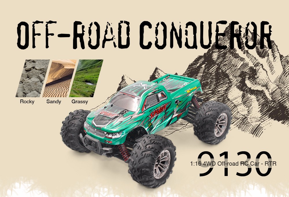 XINLEHONG TOYS 9130 1:16 Brushed Off-road RC Car RTR 4WD 32km/h Fast Speed XINLEHONG TOYS 9130 1:16 Brushed Off-road RC Car RTR 4WD 32km/h Fast Speed