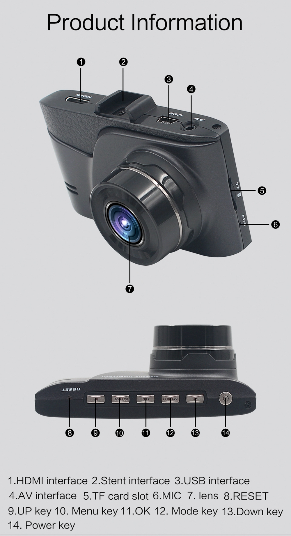 JL-611 High-speed Driving Recorder 170 Degrees Gold Wide-angle Car DVR Sports DV 3-inch Screen 1080P JL-611 High-speed Driving Recorder 170 Degrees Gold Wide-angle Car DVR Sports DV 3-inch Screen 1080P