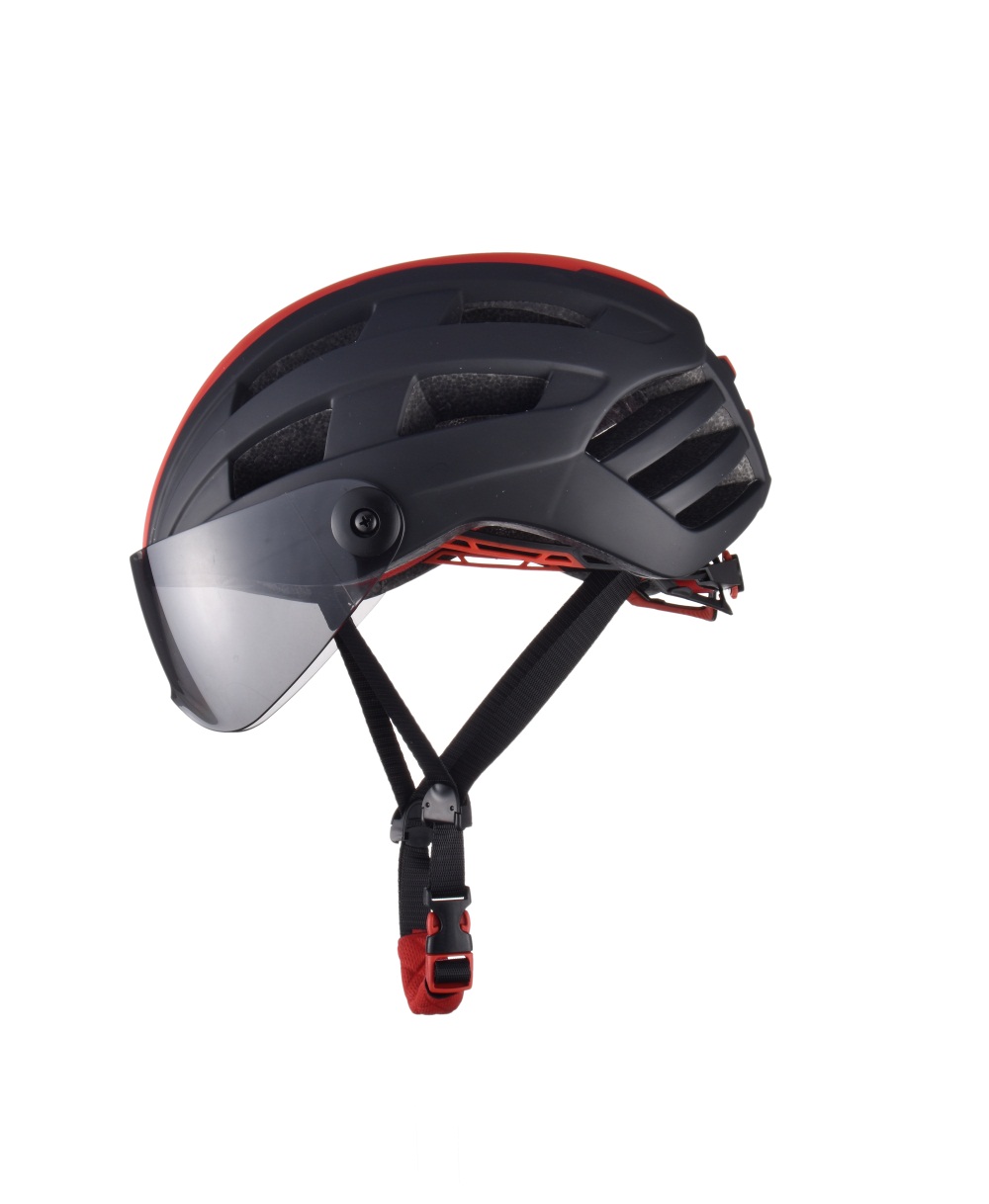 Luminous Bicycle Helmet Bike Cycling Adult Adjustable Unisex Safety with Visor Mirror Luminous Bicycle Helmet Bike Cycling Adult Adjustable Unisex Safety with Visor Mirror