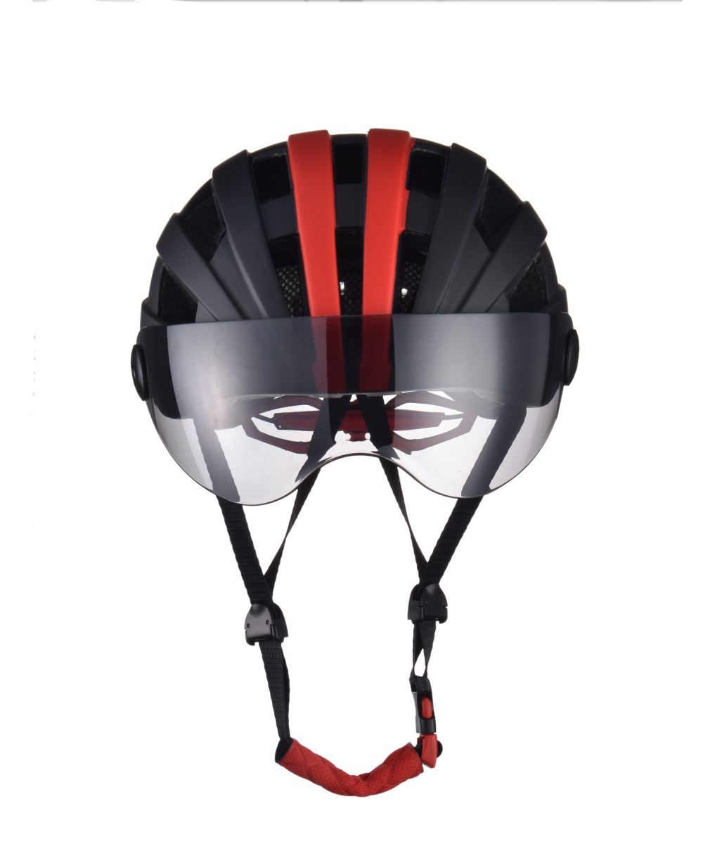 Luminous Bicycle Helmet Bike Cycling Adult Adjustable Unisex Safety with Visor Mirror Luminous Bicycle Helmet Bike Cycling Adult Adjustable Unisex Safety with Visor Mirror