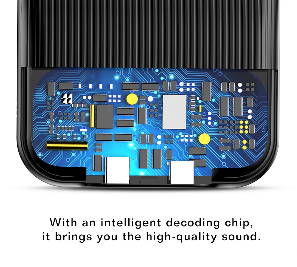 Baseus Audio Case Double IP Interfaces PC TPU for iPhone 7 Plus / 8 Plus 