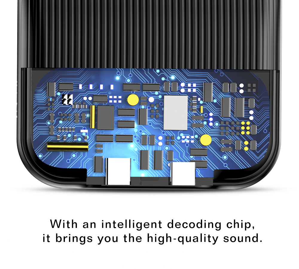 Baseus Audio Case Double IP Interfaces PC TPU for iPhone 7 / 8 Baseus Audio Case Double IP Interfaces PC TPU for iPhone 7 / 8