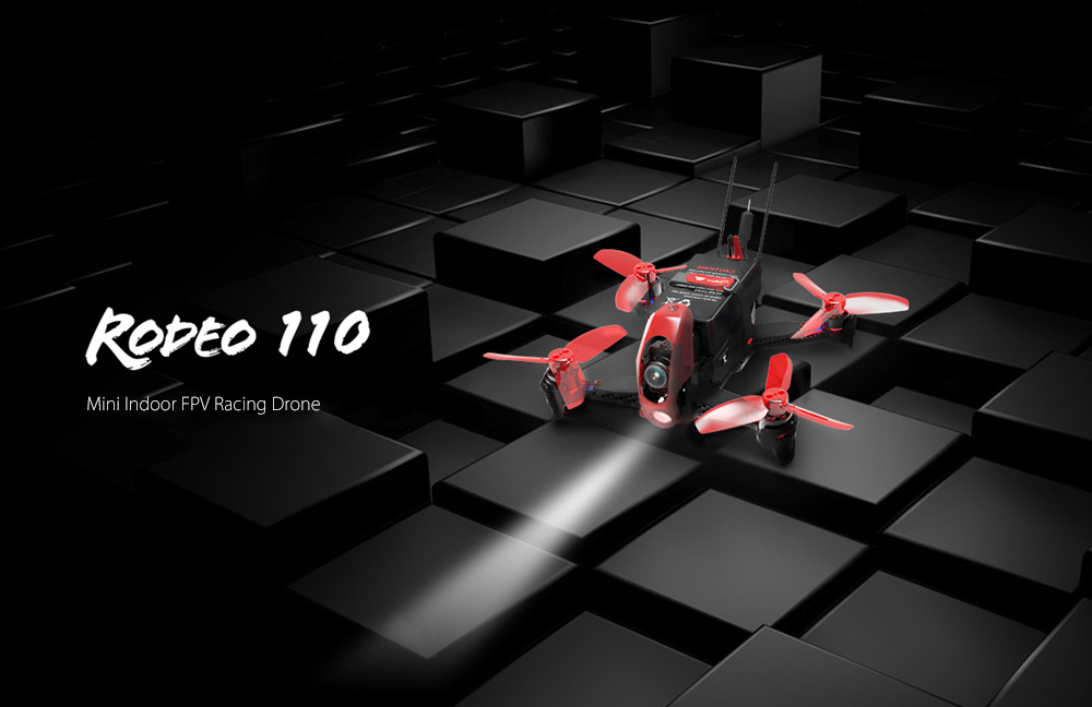 Walkera Rodeo 110 110mm Mini FPV Racing Drone RTF 5.8G 600TVL / 2.4GHz 7CH 6-axis Gyro / F3 FC Walkera Rodeo 110 110mm Mini FPV Racing Drone RTF 5.8G 600TVL / 2.4GHz 7CH 6-axis Gyro / F3 FC