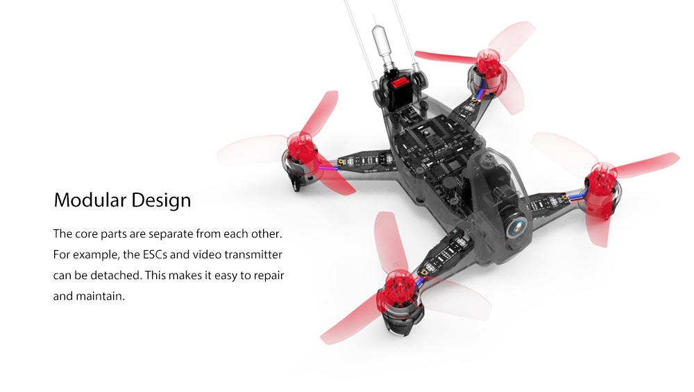 Walkera Rodeo 110 110mm Mini FPV Racing Drone RTF 5.8G 600TVL / 2.4GHz 7CH 6-axis Gyro / F3 FC Walkera Rodeo 110 110mm Mini FPV Racing Drone RTF 5.8G 600TVL / 2.4GHz 7CH 6-axis Gyro / F3 FC
