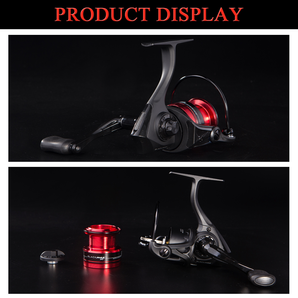 Abu Garcia BLACK MAX 60 High Value 3+1BB 20lb Carbon Fiber Max Drag Spinning Fishing Reel Abu Garcia BLACK MAX 60 High Value 3+1BB 20lb Carbon Fiber Max Drag Spinning Fishing Reel