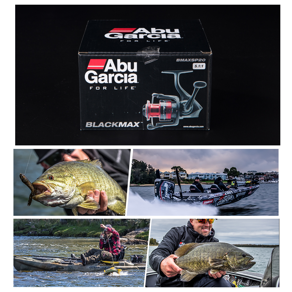 Abu Garcia BLACK MAX 60 High Value 3+1BB 20lb Carbon Fiber Max Drag Spinning Fishing Reel Abu Garcia BLACK MAX 60 High Value 3+1BB 20lb Carbon Fiber Max Drag Spinning Fishing Reel
