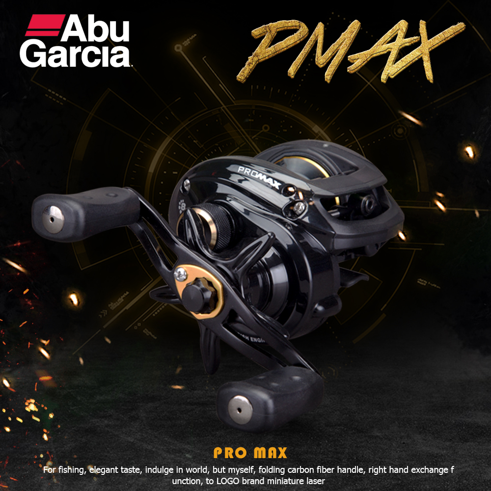 Abu Garcia PRO MAX3 Series High Speed 7+1 Ball Bearing Carbon Fiber Drag Left Hand Baitcast Fishing Reel Abu Garcia PRO MAX3 Series High Speed 7+1 Ball Bearing Carbon Fiber Drag Left Hand Baitcast Fishing Reel