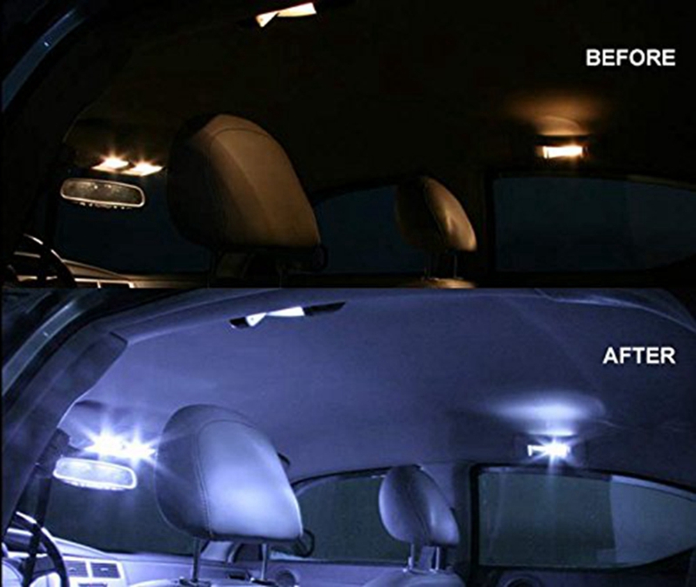 Sencart 2Pcs 12x2835SMD Festoon Car Map Dome LED Light DC 12V 31mm White/Blue Sencart 2Pcs 12x2835SMD Festoon Car Map Dome LED Light DC 12V 31mm White/Blue