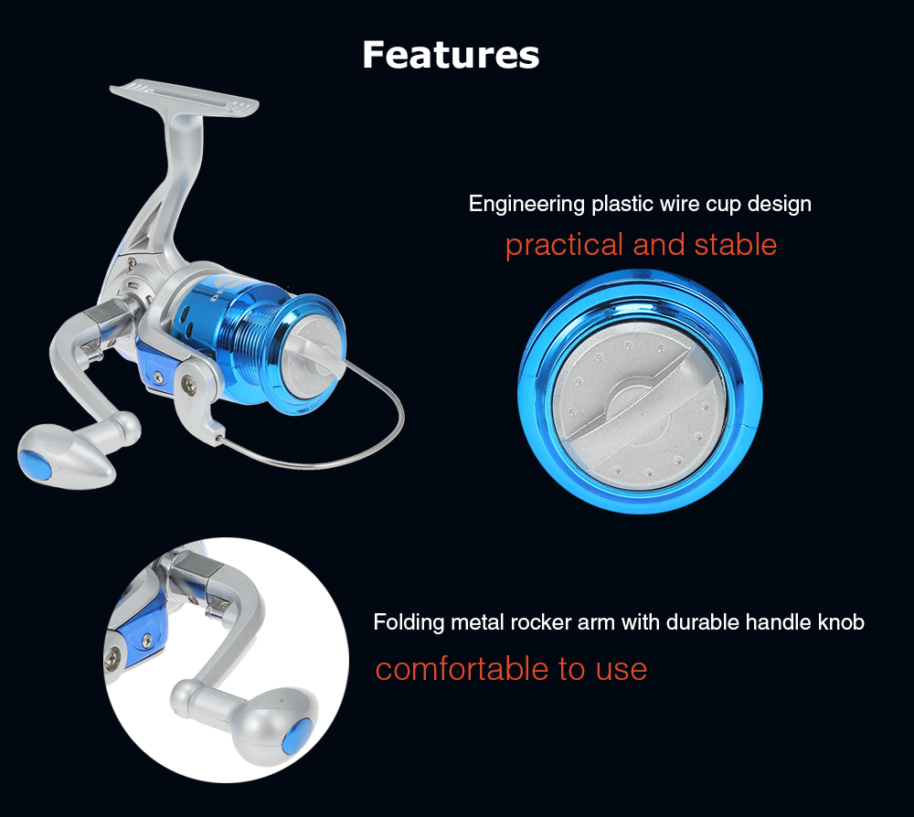CS Series 8 Ball Bearings Spinning Fishing Reel CS Series 8 Ball Bearings Spinning Fishing Reel