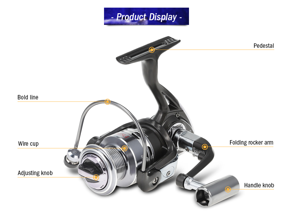 FK Series 13 + 1 Ball Bearings Spinning Fishing Reel FK Series 13 + 1 Ball Bearings Spinning Fishing Reel