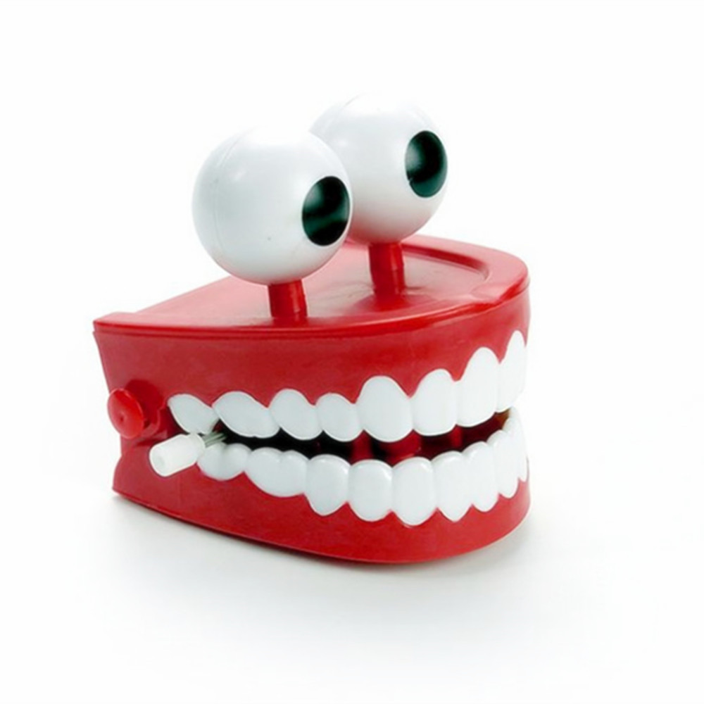 Funny Big Tooth Clockwork Toy Cute Flashing Teeth Bite Finger Novelty Jokes Toys Funny Big Tooth Clockwork Toy Cute Flashing Teeth Bite Finger Novelty Jokes Toys