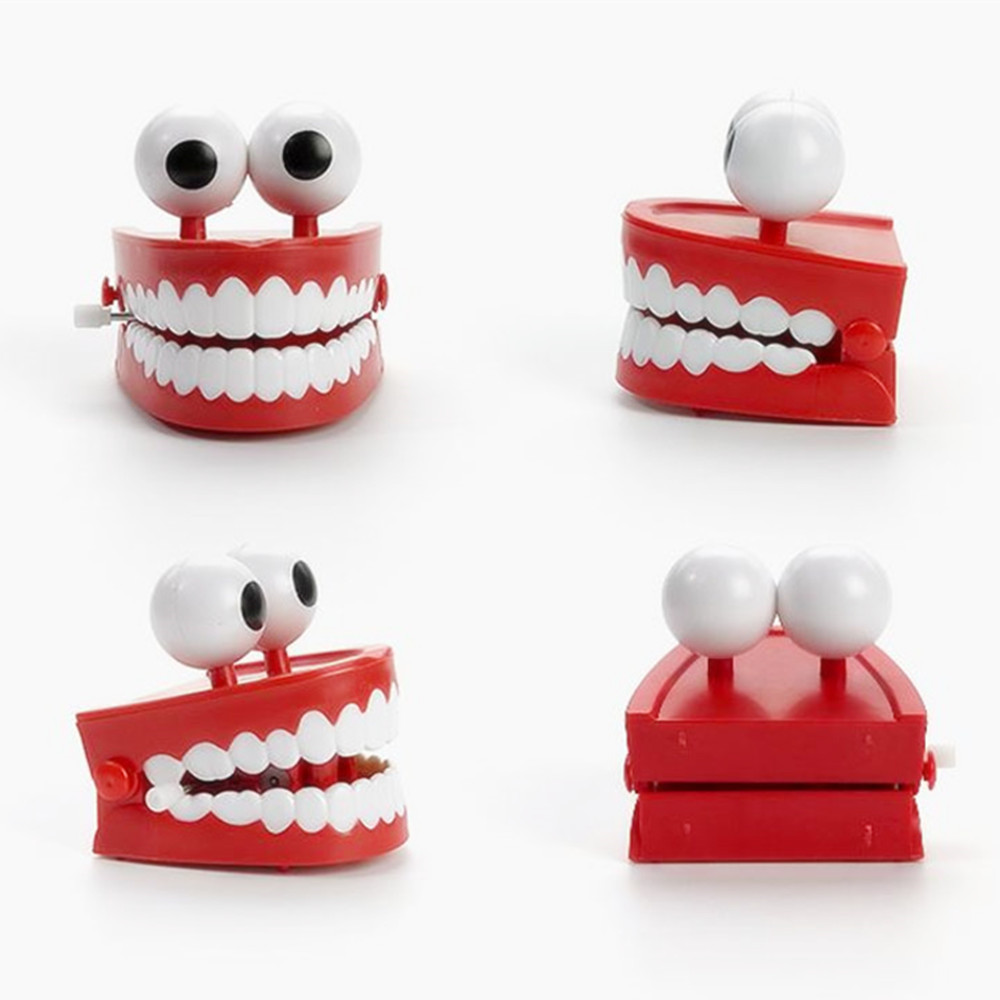 Funny Big Tooth Clockwork Toy Cute Flashing Teeth Bite Finger Novelty Jokes Toys Funny Big Tooth Clockwork Toy Cute Flashing Teeth Bite Finger Novelty Jokes Toys