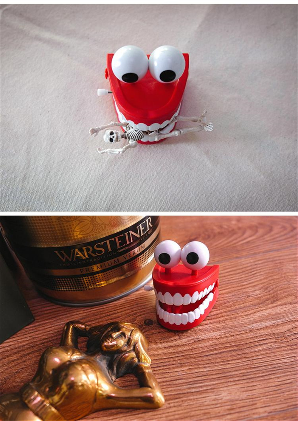 Funny Big Tooth Clockwork Toy Cute Flashing Teeth Bite Finger Novelty Jokes Toys Funny Big Tooth Clockwork Toy Cute Flashing Teeth Bite Finger Novelty Jokes Toys