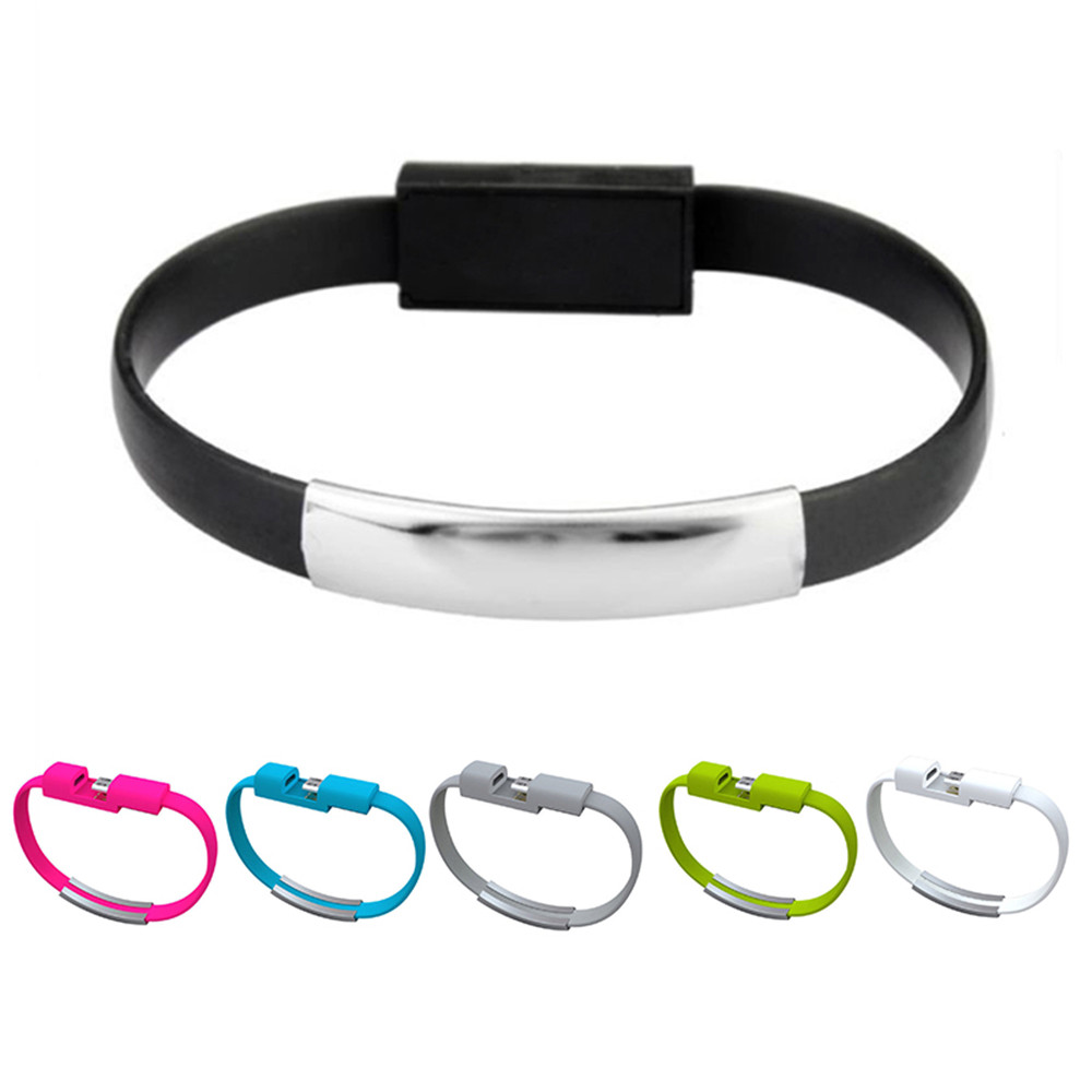 Colorful Mini Micro USB Bracelet Charger Data Charging Cable Sync Cord Android Phone Portable Bracelet Colorful Mini Micro USB Bracelet Charger Data Charging Cable Sync Cord Android Phone Portable Bracelet