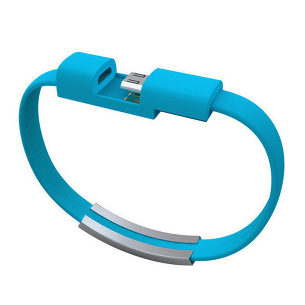 Colorful Mini Micro USB Bracelet Charger Data Charging Cable Sync Cord Android Phone Portable Bracelet Colorful Mini Micro USB Bracelet Charger Data Charging Cable Sync Cord Android Phone Portable Bracelet