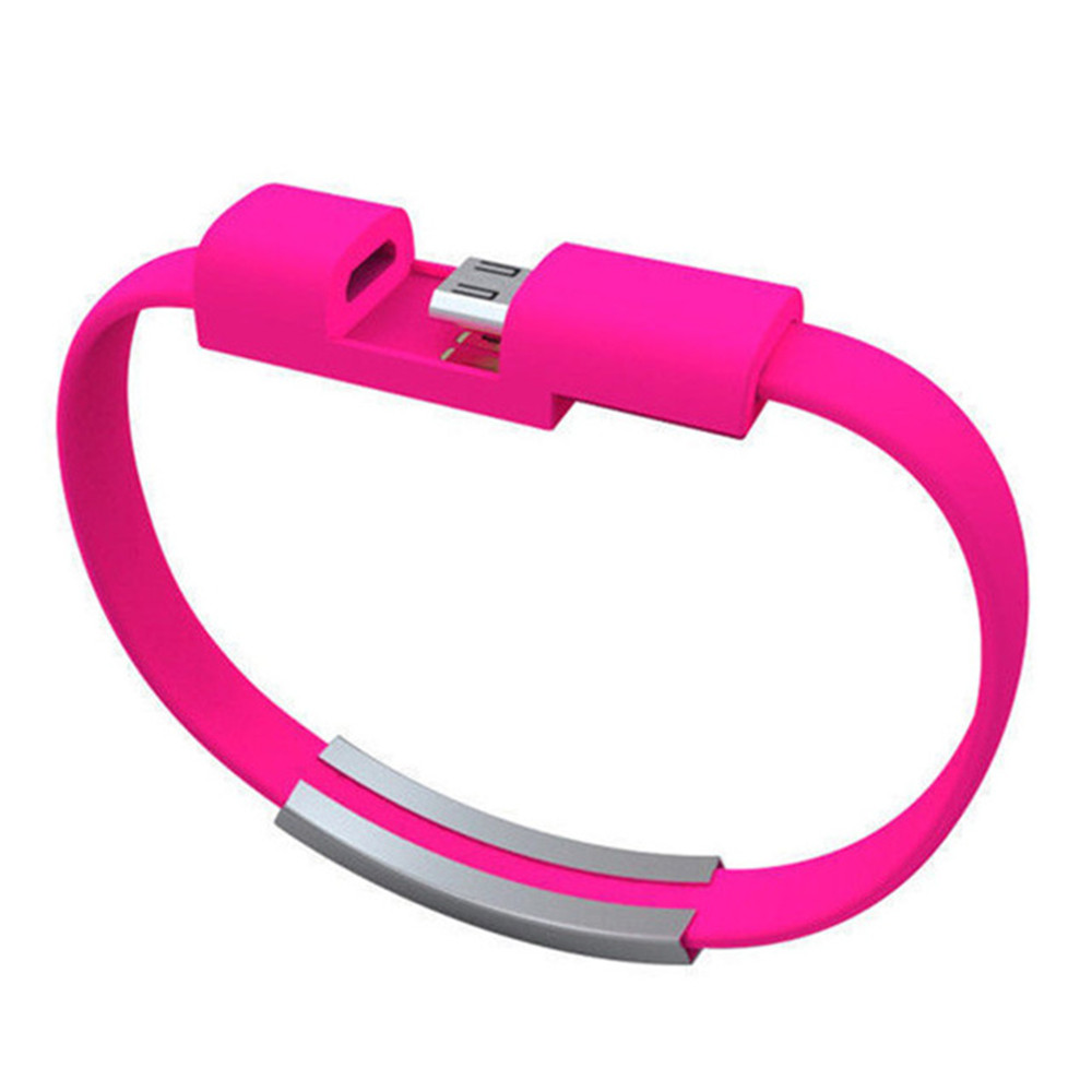 Colorful Mini Micro USB Bracelet Charger Data Charging Cable Sync Cord Android Phone Portable Bracelet Colorful Mini Micro USB Bracelet Charger Data Charging Cable Sync Cord Android Phone Portable Bracelet