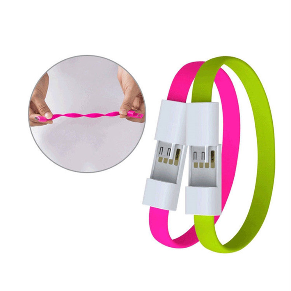 Colorful Mini Micro USB Bracelet Charger Data Charging Cable Sync Cord Android Phone Portable Bracelet Colorful Mini Micro USB Bracelet Charger Data Charging Cable Sync Cord Android Phone Portable Bracelet