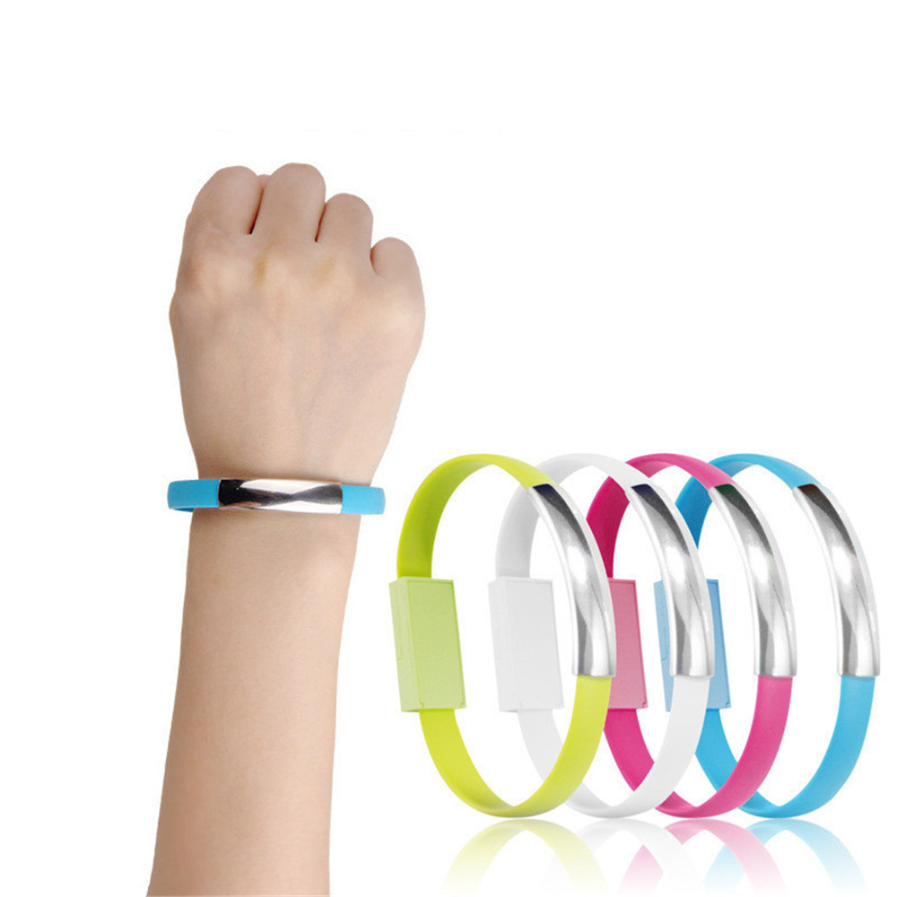 Colorful Mini Micro USB Bracelet Charger Data Charging Cable Sync Cord Android Phone Portable Bracelet Colorful Mini Micro USB Bracelet Charger Data Charging Cable Sync Cord Android Phone Portable Bracelet