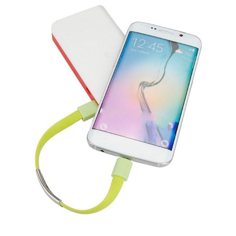 Colorful Mini Micro USB Bracelet Charger Data Charging Cable Sync Cord Android Phone Portable Bracelet Colorful Mini Micro USB Bracelet Charger Data Charging Cable Sync Cord Android Phone Portable Bracelet