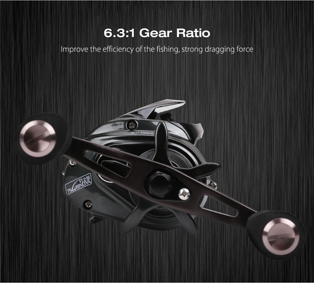 TSURINOYA BRONTOSAURUS 3000 6.3:1 10 + 1BB Left / Right Hand Bait Fishing Baitcasting Reel TSURINOYA BRONTOSAURUS 3000 6.3:1 10 + 1BB Left / Right Hand Bait Fishing Baitcasting Reel