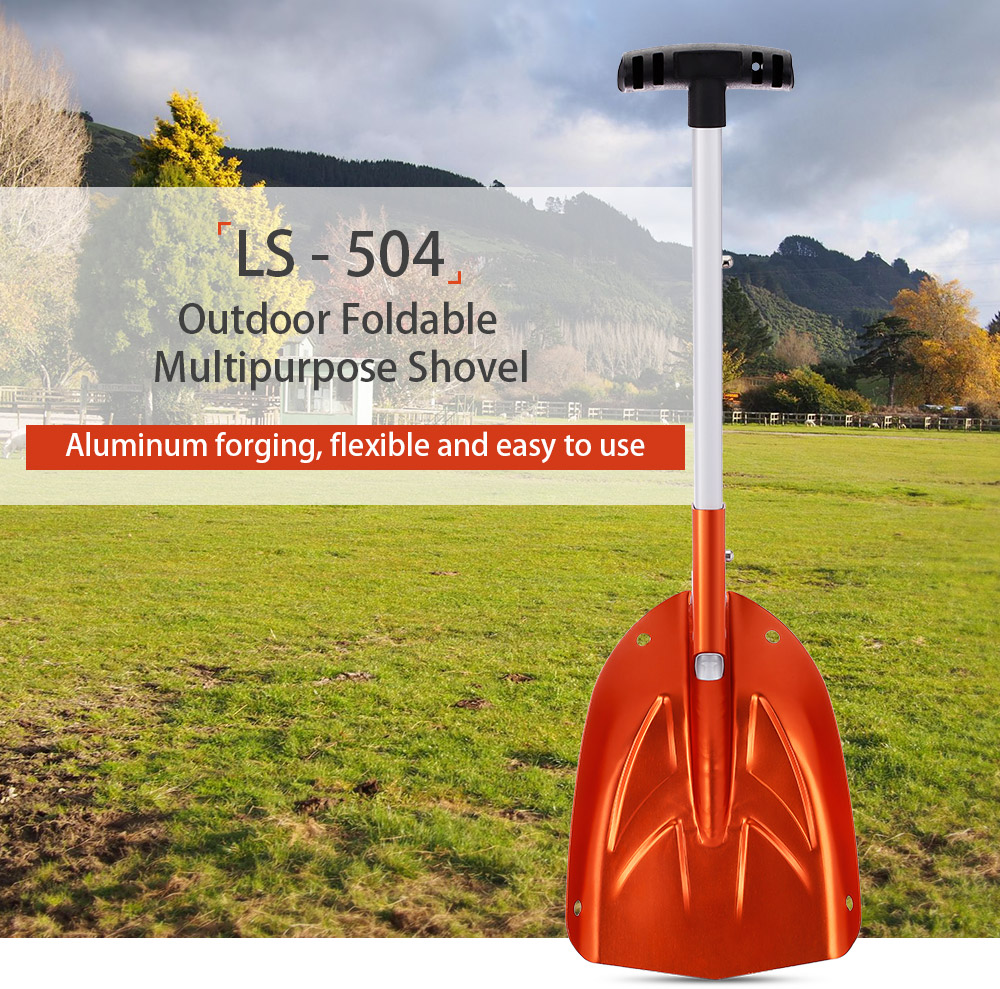 LS - 504 Off Road Foldable Shovel Aluminum Handle Snow Tool for Outdoor Hiking Gardening Camping LS - 504 Off Road Foldable Shovel Aluminum Handle Snow Tool for Outdoor Hiking Gardening Camping