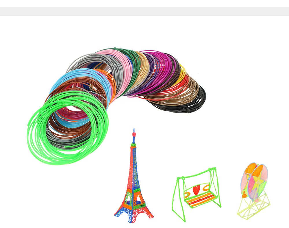 20 Colors Printer Filament Accessories for MYRIWELL 3D Printing Pen 20 Colors Printer Filament Accessories for MYRIWELL 3D Printing Pen