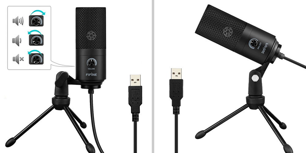 FIFINE K669 USB Wired Microphone with Recording Function for PC Laptop FIFINE K669 USB Wired Microphone with Recording Function for PC Laptop