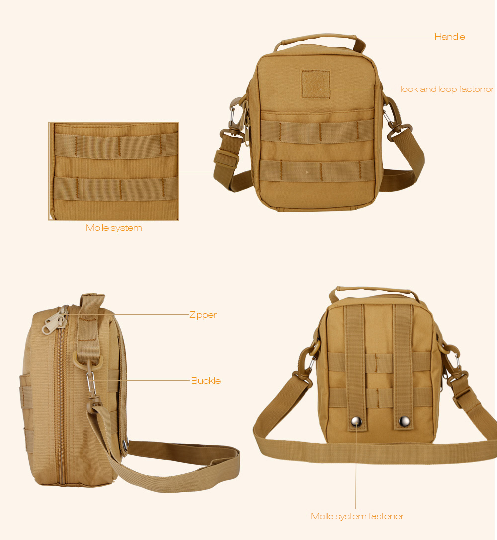 Polyamide Tactical Pouch Waist Belt Molle Medical Military Army Sundries Bag with Shoulder Strap Polyamide Tactical Pouch Waist Belt Molle Medical Military Army Sundries Bag with Shoulder Strap