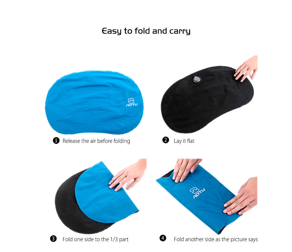 AOTU AT9022 Outdoor Inflatable Travel Camping Portable Ultralight Air Pillow for Neck Support AOTU AT9022 Outdoor Inflatable Travel Camping Portable Ultralight Air Pillow for Neck Support