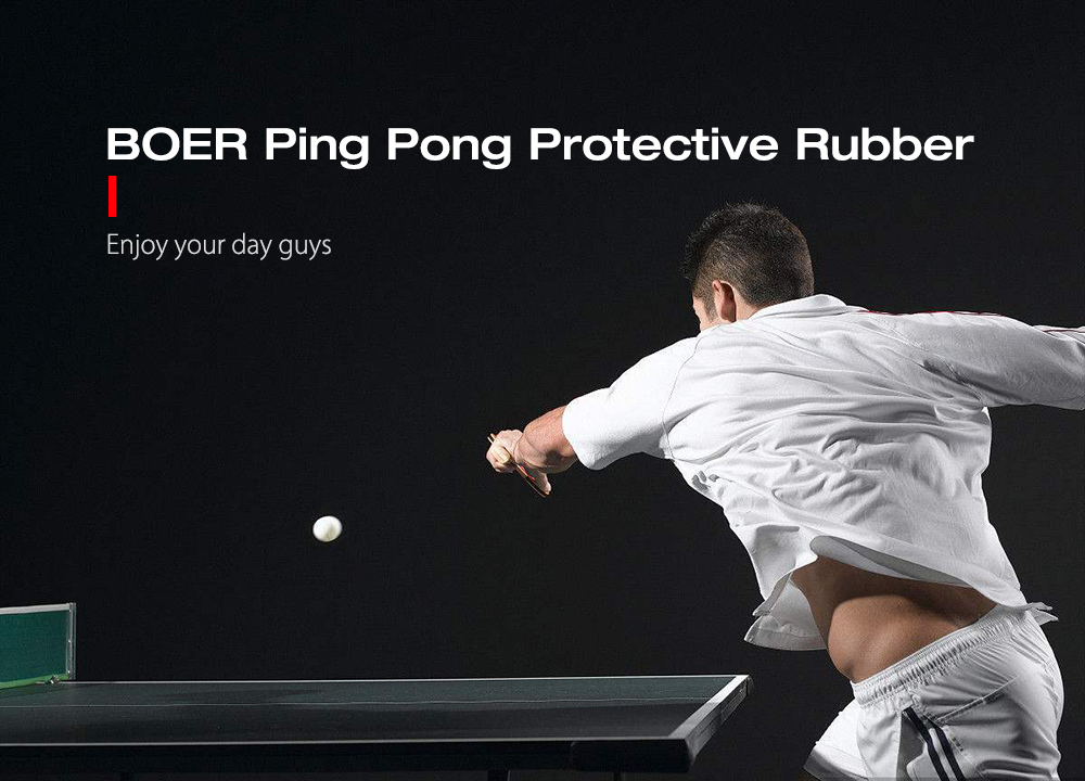 BOER Evolution Level Flexibility Control Professional Protection Ping Pong Rubber with Thickness Soft Sponge BOER Evolution Level Flexibility Control Professional Protection Ping Pong Rubber with Thickness Soft Sponge